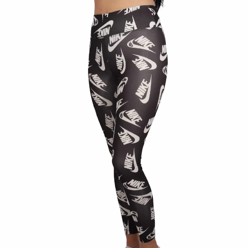 NIKE - Nike Printed Logo Leggings Fashionable Embroidered Detail Leggings
