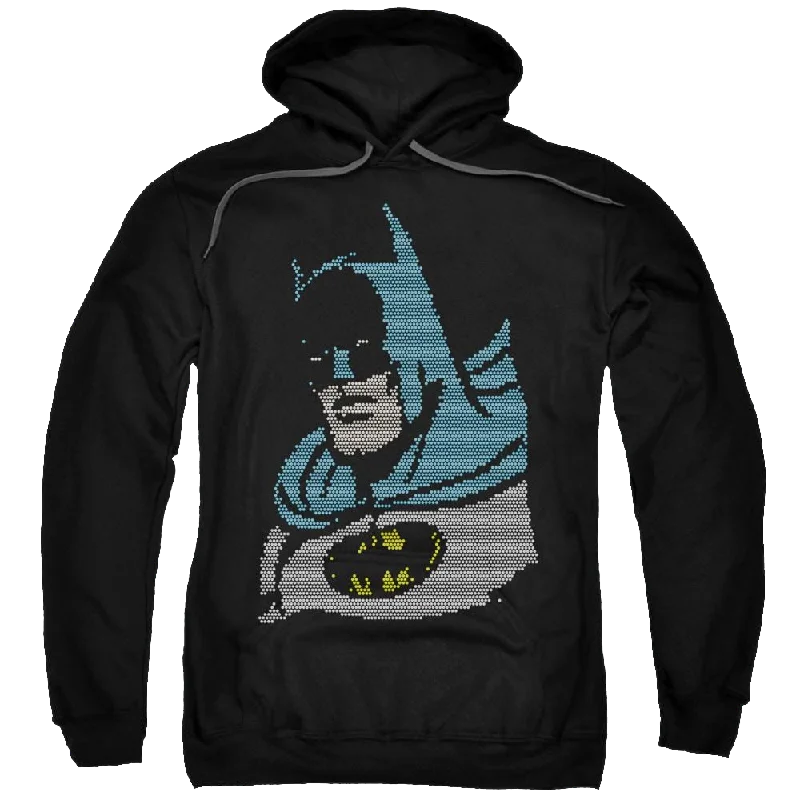 DC Comics Lite Brite Batman - Pullover Hoodie Surplice Neck Pullover