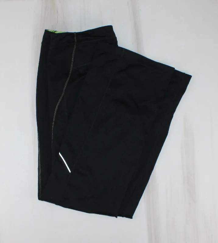 ATHLETIC WORKS BLACK & LIME LEGGINGS LADIES MEDIUM PRE-LOVED Elegant Embellished Leggings ATHLETIC WORKS BLACK & LIME LEGGINGS LADIES MEDIUM PRE-LOVED Elegant Embellished Leggings