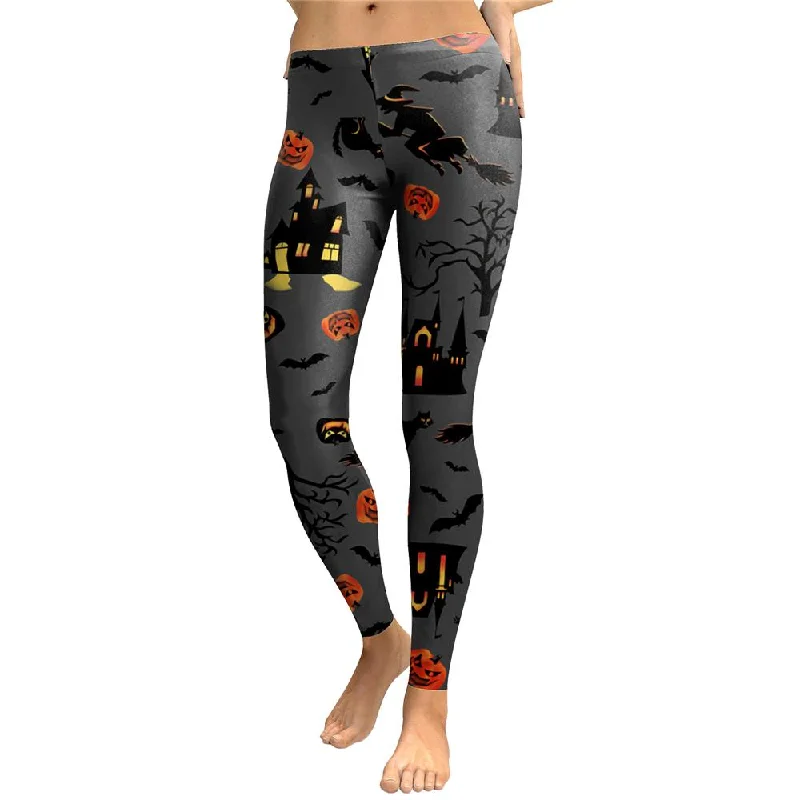Halloween Leggings Chic Printed Yoga Pants