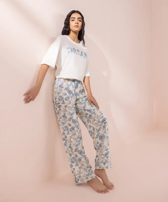 Printed Viscose Trousers Trousers Top Rated
