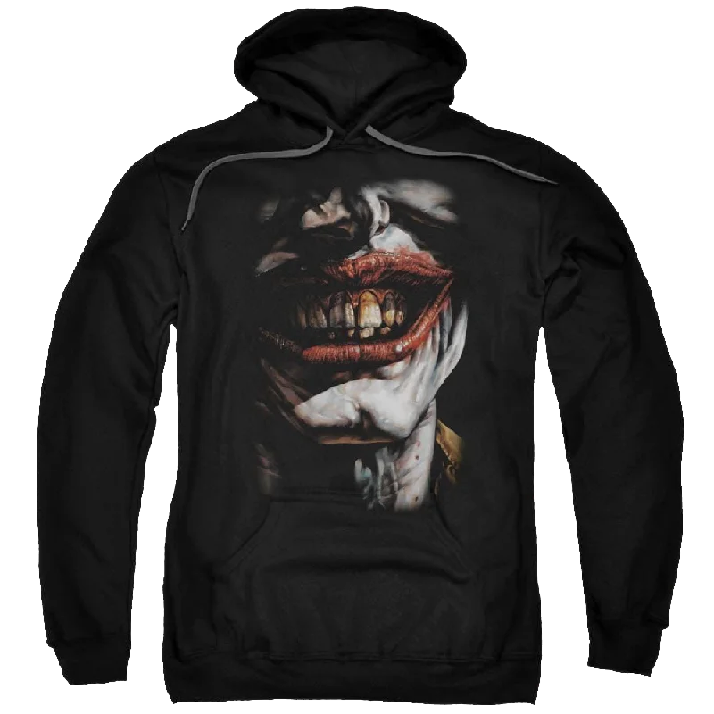 Batman Smile Of Evil - Pullover Hoodie Seamless Knit Pullover