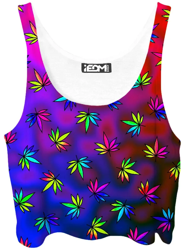 Weed Toss Crop Top Chenille Fabric Brocade Fabric Lace Fabric