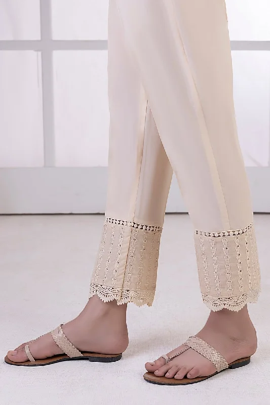 Lakhany 01 Piece Embroidered Trousers - LSM-T-3104 (BG) Trousers luxurious premium