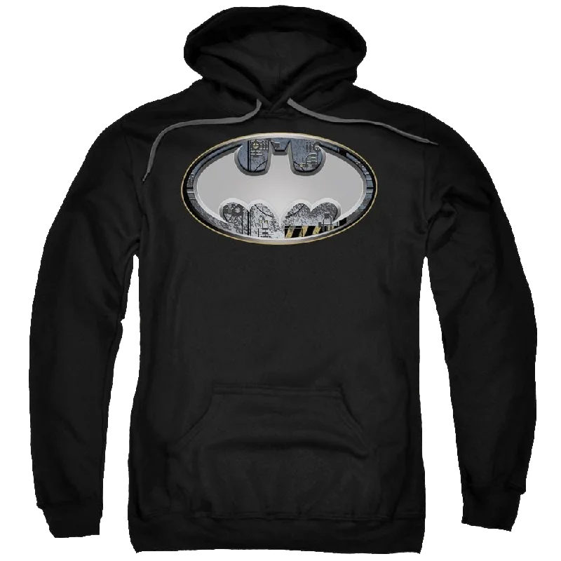 Batman Steel Wall Shield - Pullover Hoodie Soft Wool Sweater