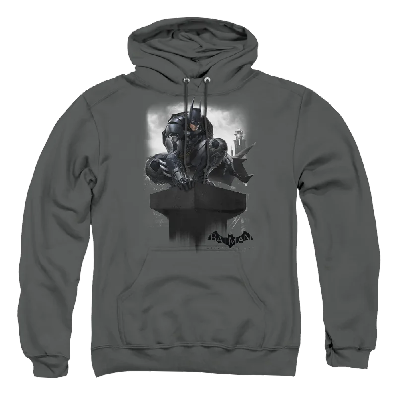 Batman - Arkham Perched - Pullover Hoodie Bell Sleeve Stylish