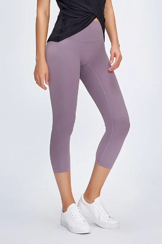 Slim Hip Cropped Leggings Comfortable Plus Size Leggings