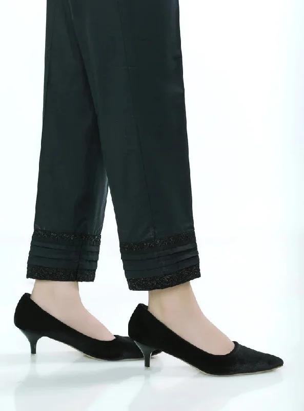 Lakhany 01 Piece Embroidered Stitched Trousers LSM-T-1608-Black Trousers Brand Named Lakhany 01 Piece Embroidered Stitched Trousers LSM-T-1608-Black Trousers Brand Named