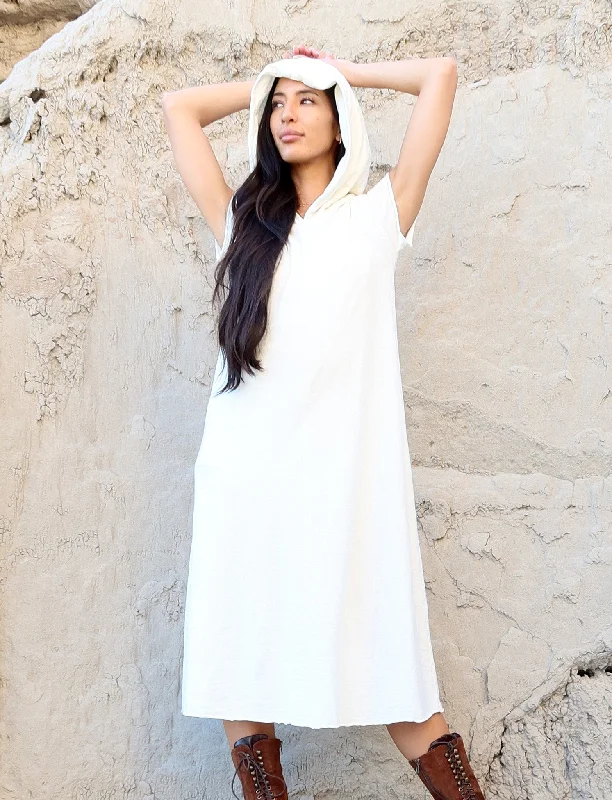 Beach Bum Hoodie Ojai Below Knee Dress Hoodie with Sequins Glamorous Eye-catching
