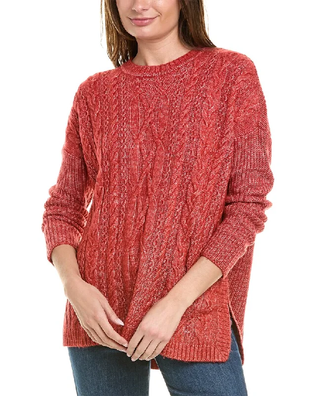 cabi Playoff Pullover Chunky Knit Pullover