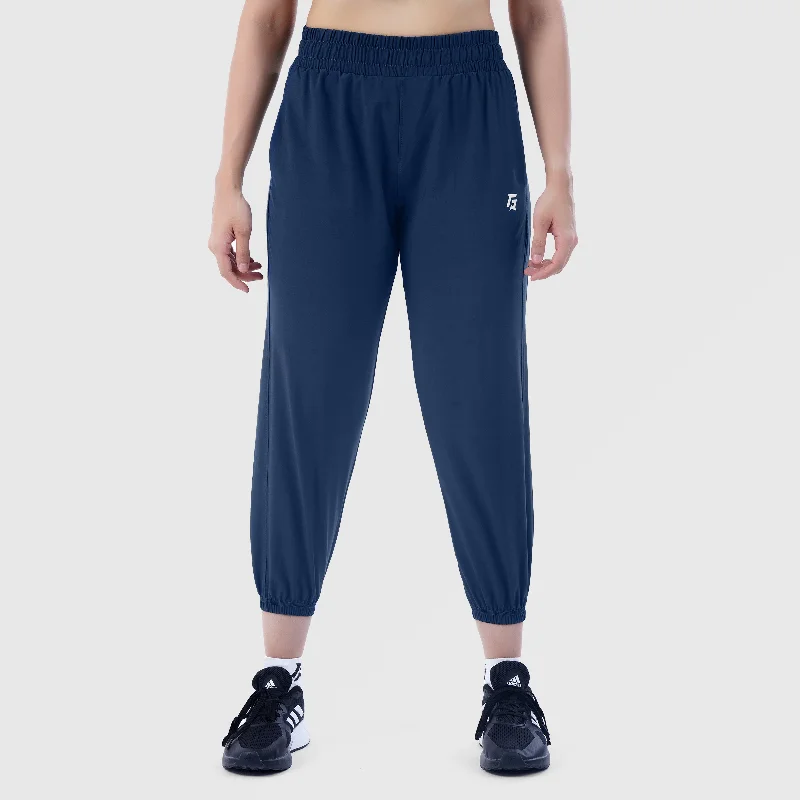 ActiveStride 7/8 Trousers (Navy) High Waist Slim Fit Ankle Length