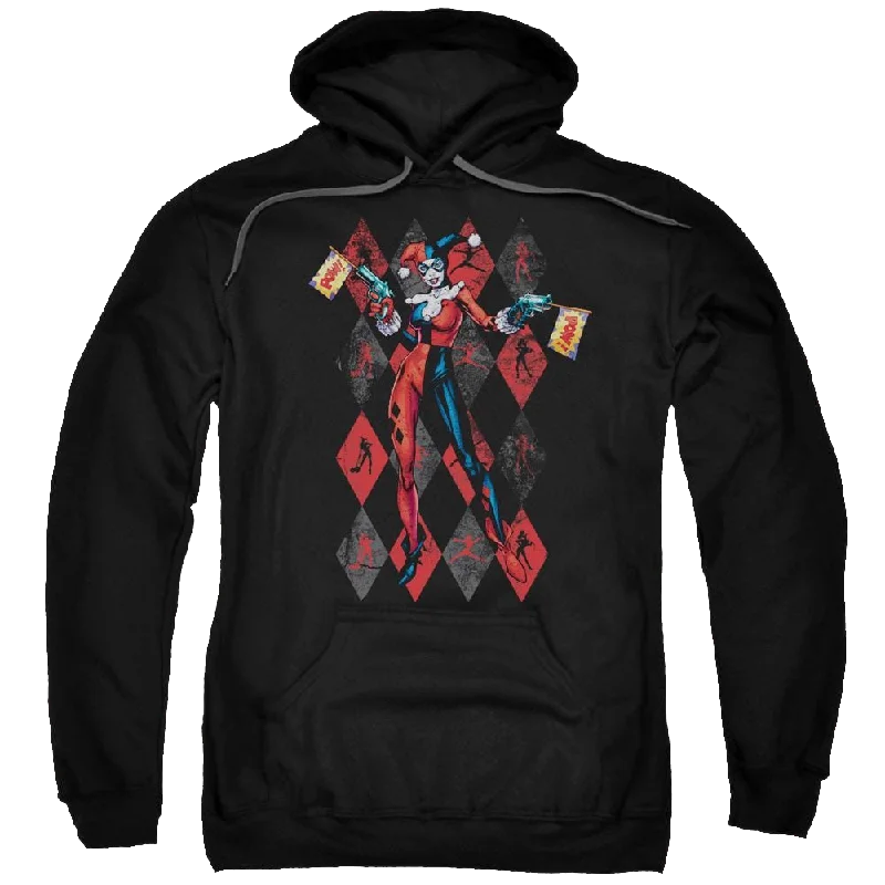 Batman Pow Pow - Pullover Hoodie Ruffled Neck Pullover