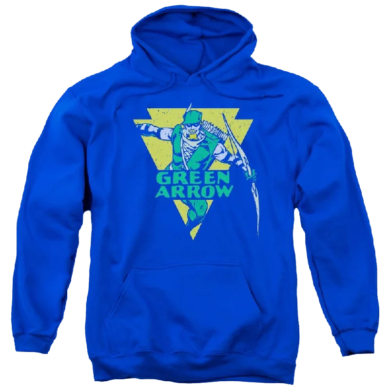 DC Comics Distressed Arrow - Pullover Hoodie Bell Sleeve Stylish