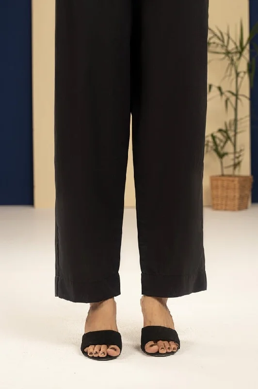 Gul Ahmed Stitched Cambric Dyed Trouser KTR-42030-B Trousers Exclusive Limited