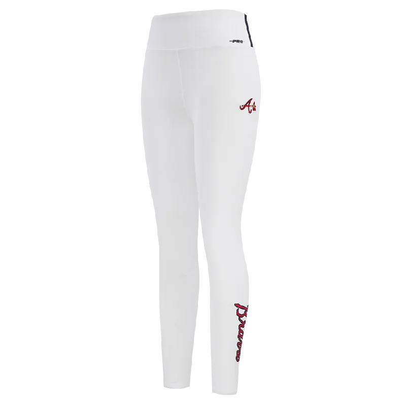 LEGGINGS MLB ATLANTA BRAVES CLASSIC ESSENTIALS PARA MUJER Trendy Full-Length Leggings