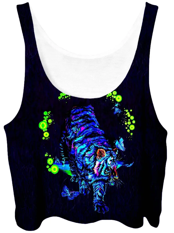 Tigerlily Crop Top Lace Blend Ribbed Blend Corduroy Blend