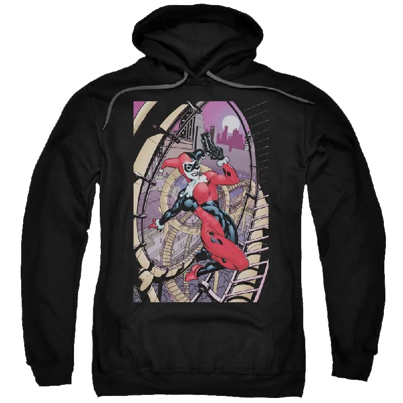 Batman Harley First - Pullover Hoodie Boxy Neck Sweater