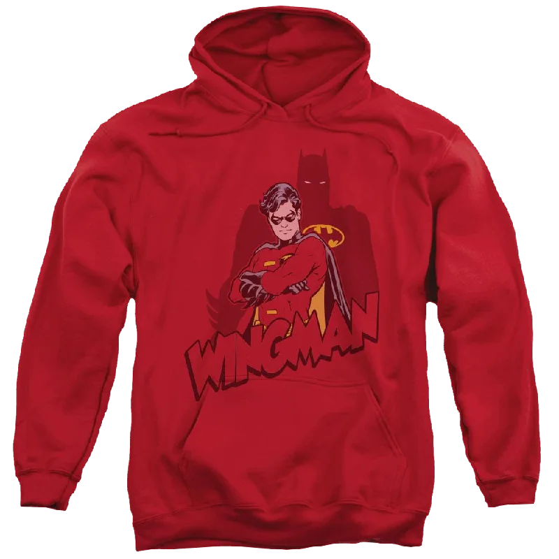 Batman Wingman - Pullover Hoodie Boat Neck Sweater