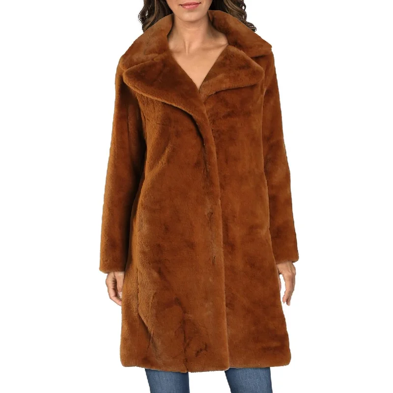 Avec Les Filles Women’s Mid-Length Faux Fur Coat with Notch Lapel Houndstooth Jacket Shearling Jacket Fleece Jacket Avec Les Filles Women’s Mid-Length Faux Fur Coat with Notch Lapel Houndstooth Jacket Shearling Jacket Fleece Jacket