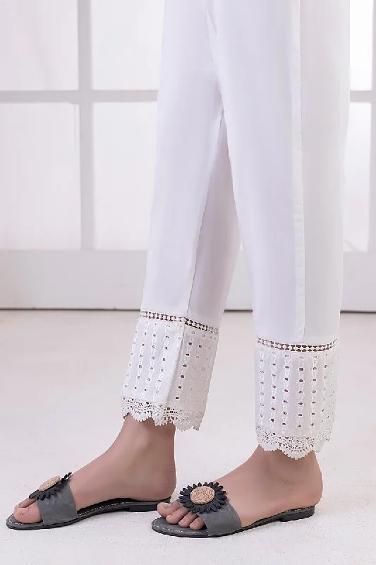 Lakhany 01 Piece Embroidered Trousers - LSM-T-3104 (W) Trousers sophisticated sleek