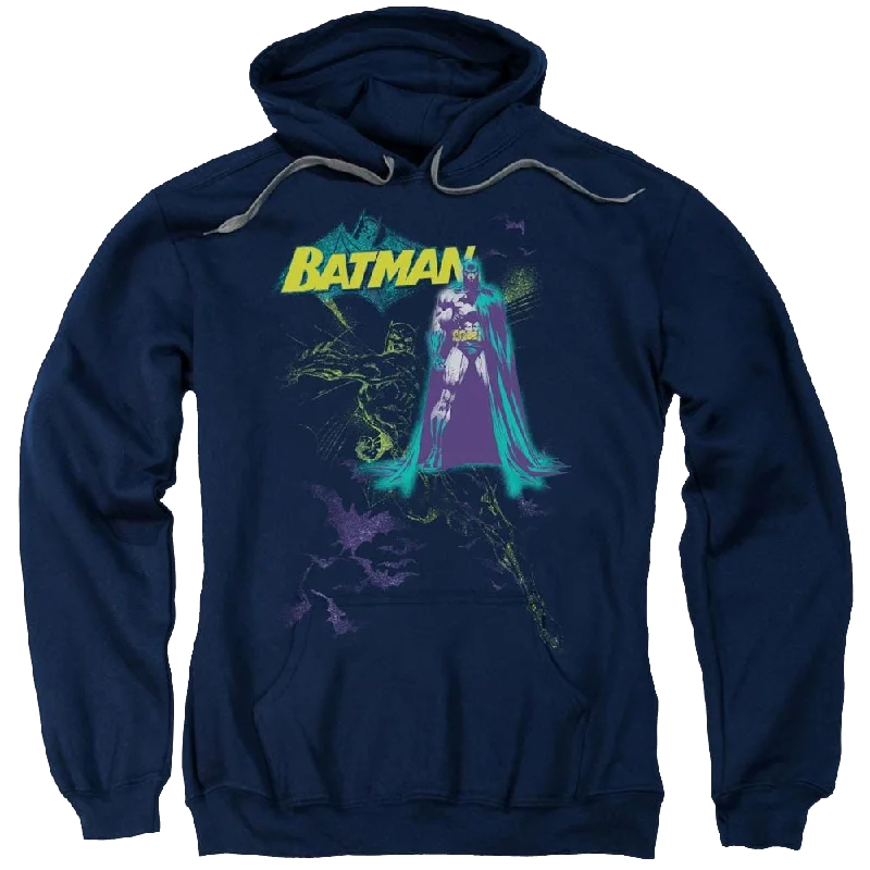 Batman Bat Spray - Pullover Hoodie Wide Sleeve Pullover