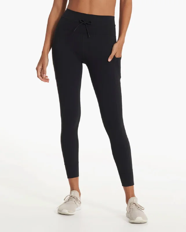 Daily Pocket Legging- Black Trendy Colorblock Print Leggings