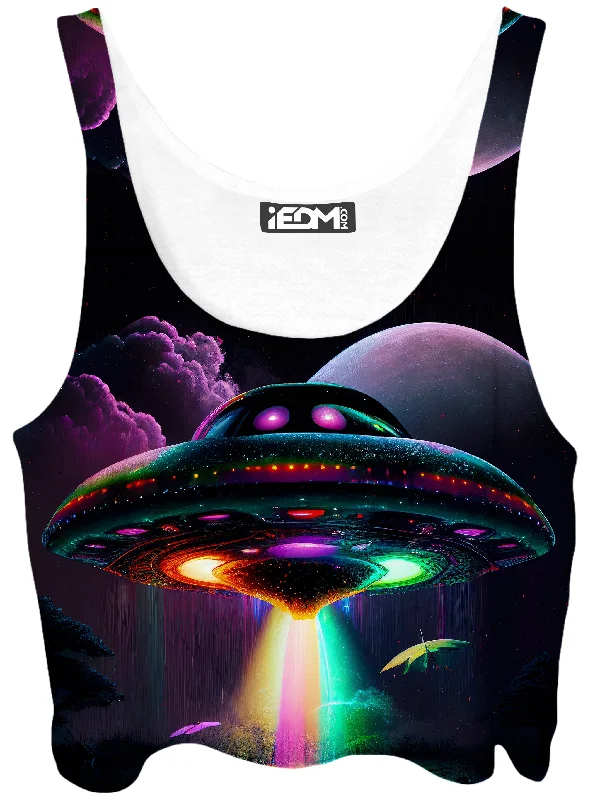 Encounter Crop Top Nylon Fabric Polyester Fabric Spandex Fabric