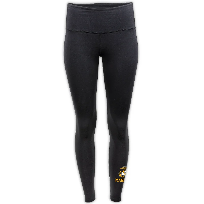 Marines Ladies Adore Legging (Black) Trendy Full-Length Leggings
