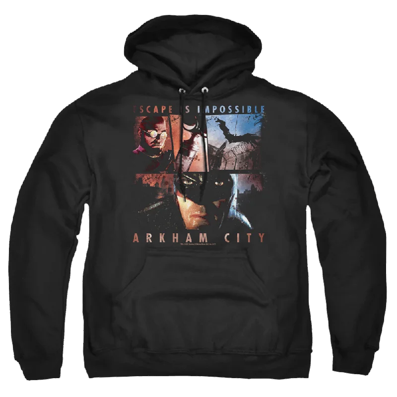 Batman - Arkham Escape Is Impossible - Pullover Hoodie Oblong Neck Pullover