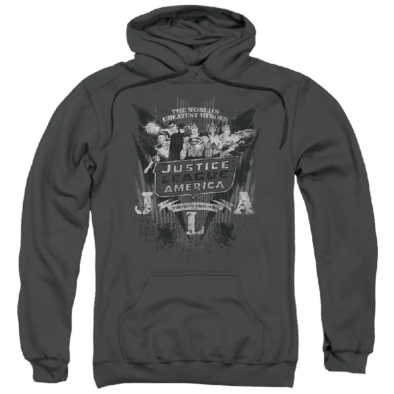 DC Comics Greatest Heroes - Pullover Hoodie Thick Cable Knit