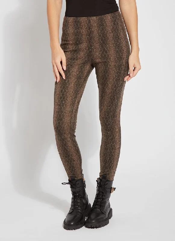 Jacquard Laura Legging | Warm Honeycomb Comfortable Stretch Leggings