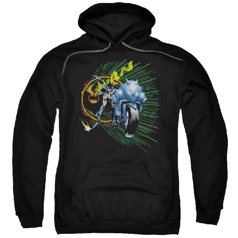 Batman Batcycle - Pullover Hoodie Soft Wool Sweater