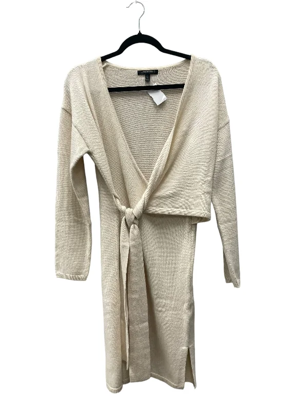 Beige Dress Casual Midi Banana Republic, Size M Stylish Pleated Skirt Midi Dress