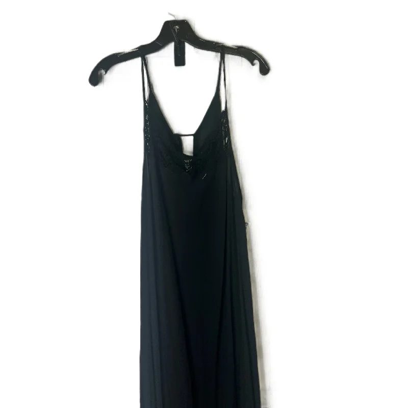 Black Dress Casual Midi By Free People, Size: L Chic Bohemian Midi Dress