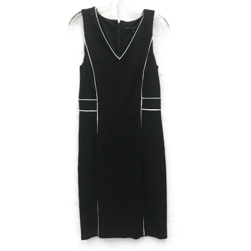 Black Dress Casual Midi By White House Black Market, Size: S Trendy Ruched Side Midi Dress Black Dress Casual Midi By White House Black Market, Size: S Trendy Ruched Side Midi Dress