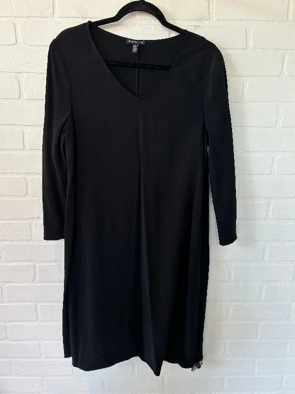 Black Dress Casual Midi Eileen Fisher, Size S Comfortable Denim Midi Dress