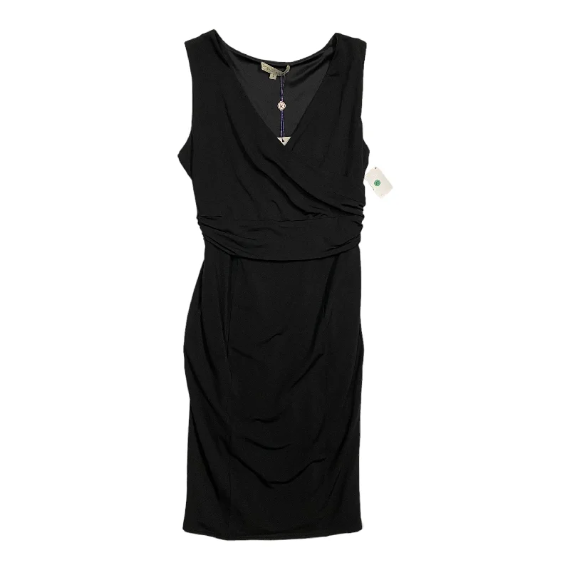 Black Dress Casual Midi kim + kai, Size S Comfortable Sleeveless Midi Dress