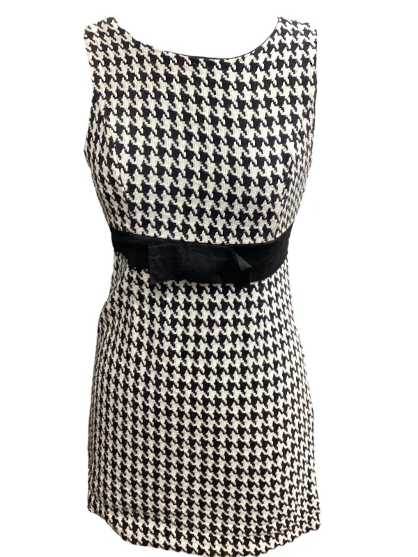 Black & White Dress Casual Midi Charlotte Russe, Size Xs Fashionable Pencil Midi Dress