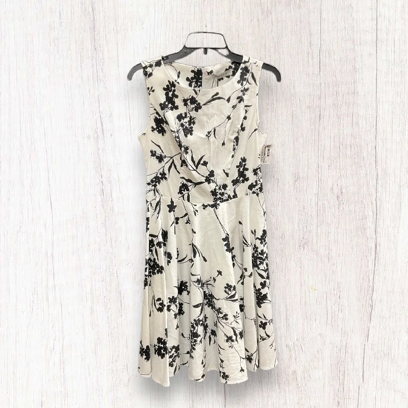 Black & White Dress Casual Midi Grace Karin, Size S Fashionable Floral Embroidery Midi Dress Black & White Dress Casual Midi Grace Karin, Size S Fashionable Floral Embroidery Midi Dress