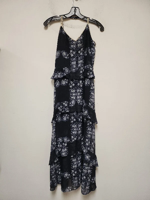 Blue Dress Casual Midi Gianni Bini, Size M Fashionable Skater Midi Dress