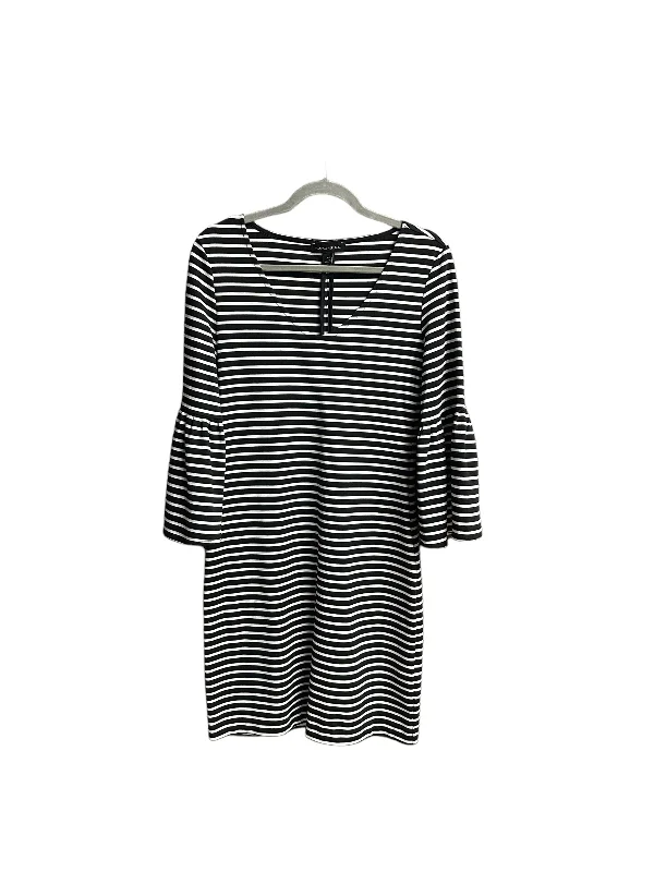 Dress Casual Midi By Banana Republic In Striped Pattern, Size: Xs Chic Floral Print Midi Dress