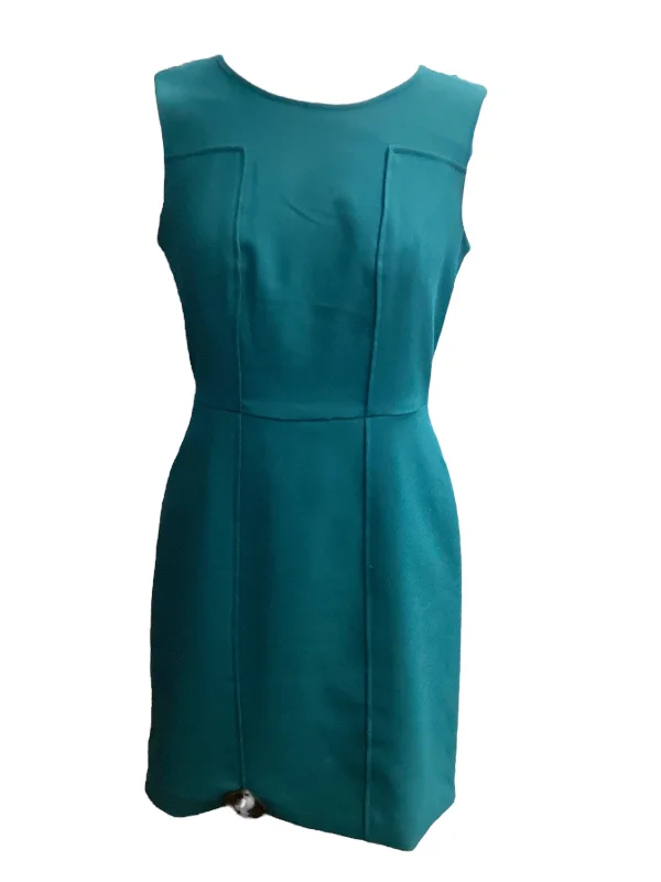 Dress Casual Midi By Banana Republic In Teal, Size: 6 Elegant Floral Skirt Midi Dress Dress Casual Midi By Banana Republic In Teal, Size: 6 Elegant Floral Skirt Midi Dress