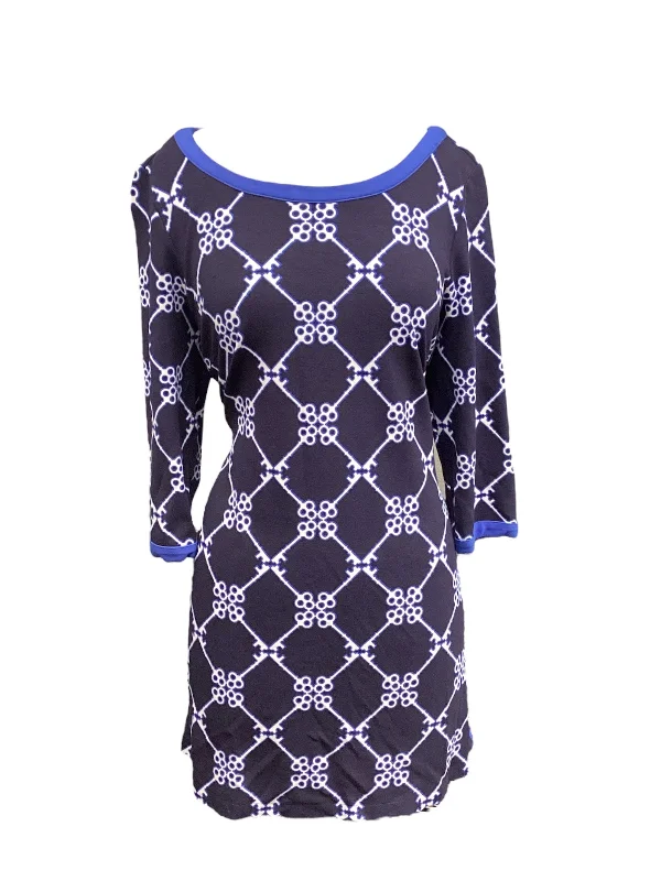 Dress Casual Midi By Crown And Ivy In Blue, Size: L Fashionable A-Line Midi Dress