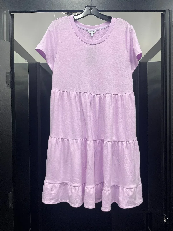 Dress Casual Midi By Crown And Ivy In Purple NWT, Size: M Chic Off-Shoulder Midi Dress Dress Casual Midi By Crown And Ivy In Purple NWT, Size: M Chic Off-Shoulder Midi Dress
