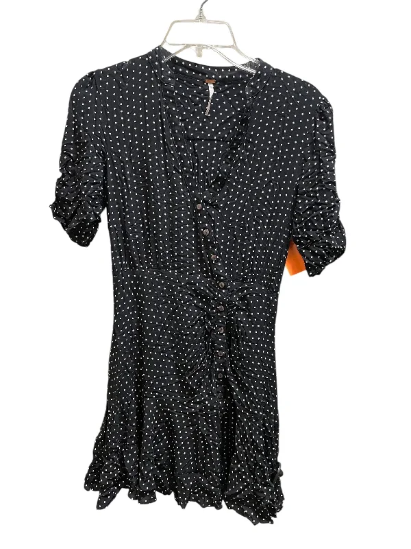 Dress Casual Midi By Free People In Black, Size: Xs Comfortable Ribbed Midi Dress