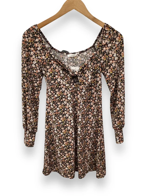 Dress Casual Midi By Lush In Multi-colored, Size: Xs Cozy Ribbed Knit Midi Dress