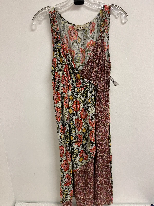 Dress Casual Midi By One World In Multi-colored, Size: M Elegant Pleated Sleeve Midi Dress Dress Casual Midi By One World In Multi-colored, Size: M Elegant Pleated Sleeve Midi Dress