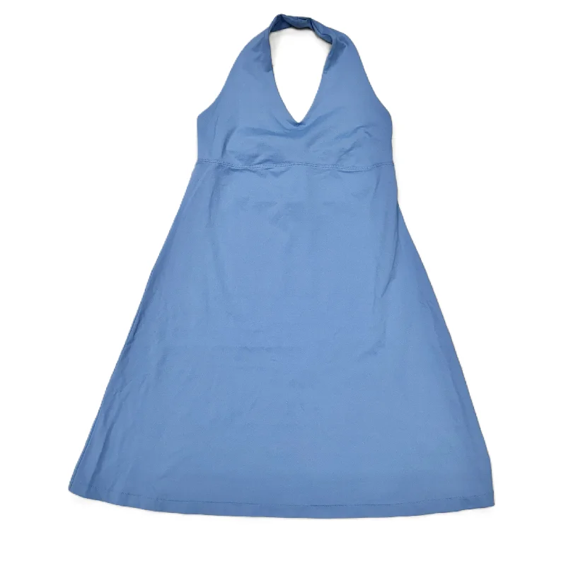 Dress Casual Midi By Patagonia In Blue, Size: S Comfortable Lace-Up Midi Dress
