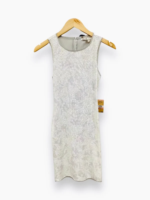 Dress Casual Midi By Rachel Roy In Silver, Size: Xs Comfortable Empire Waist Midi Dress Dress Casual Midi By Rachel Roy In Silver, Size: Xs Comfortable Empire Waist Midi Dress
