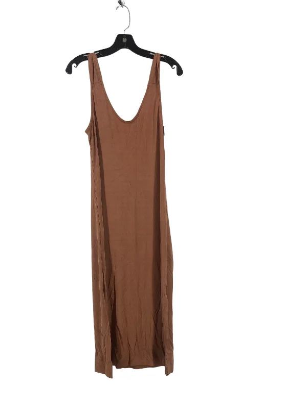 Dress Casual Midi By Wishlist In Mauve, Size: M Stylish Vintage Midi Dress